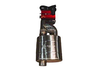 Valvetronic Designs Universal Valved Single Inlet/Single Outlet Muffler; 3-Inch (Universal; Some Adaptation May Be Required)