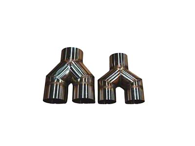 Valvetronic Designs Universal Y-Pipe Adapter; 2.50-Inch (Universal; Some Adaptation May Be Required)
