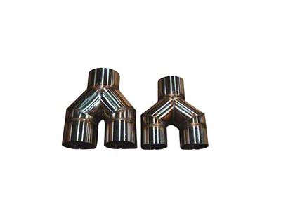 Valvetronic Designs Universal Y-Pipe Adapter; 3-Inch (Universal; Some Adaptation May Be Required)