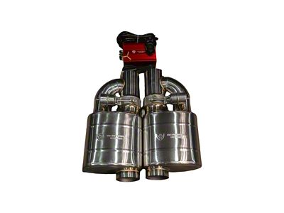 Valvetronic Designs Off Road Universal Valved Single Inlet/Single Outlet Mufflers; 3-Inch; Pair (Universal; Some Adaptation May Be Required)