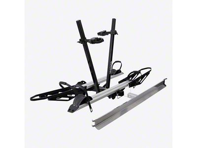 Vantana 2-Inch Receiver Hitch Aluminum Foldable E-Bike Rack with Ramp; Carries 2 Bikes (Universal; Some Adaptation May Be Required)