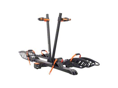 Vantana 2-Inch Receiver Hitch Flex Pro 200 Foldable/Tiltable E-Bike Rack; Carries 2 Bikes (Universal; Some Adaptation May Be Required)