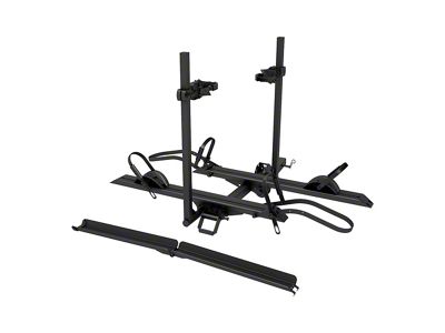 Vantana 2-Inch Receiver Hitch Heavy-Duty Foldable E-Bike Rack with Ramp; Carries 2 Bikes (Universal; Some Adaptation May Be Required)