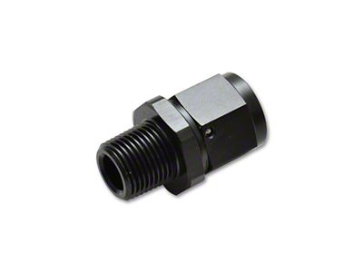 Vibrant Performance 4AN to 1/8in NPT Female Swivel Straight Adapter Fitting - 11366