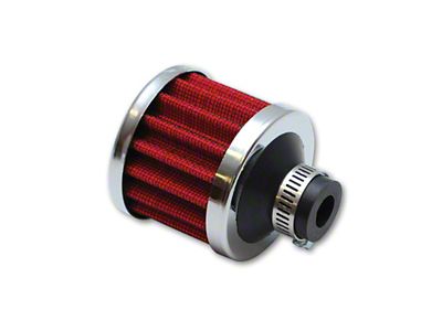 Vibrant Performance Crankcase Breath Filter w/ Chrome Cap 2 1/8in 55mm - 2168