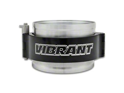 Vibrant Performance 2in HD Clamp System Assembly - Anodized Black - 12513