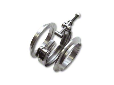 Vibrant Performance T304 SS V-Band Flange Assembly for 3.5in O.D. Tubing - 1492