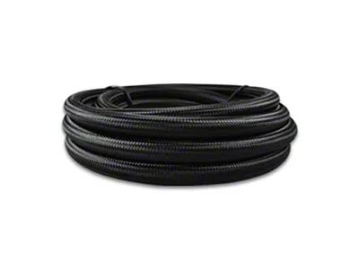 Vibrant Performance 6AN Black Nylon Braided Flex Hose 20 foot - 11976