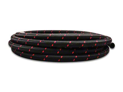 Vibrant Performance 10AN Two-Tone Black/Red Nylon Braided Flex Hose 20 - 11980R
