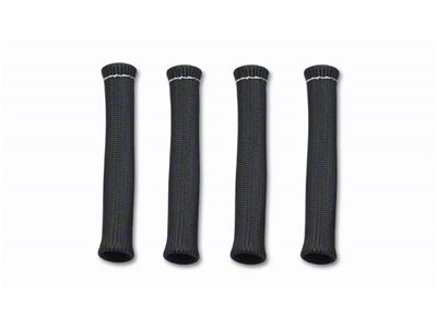 Vibrant Performance 3/4in Dia Spark Plug Boot Insulator 4/Pack Black color - 25891