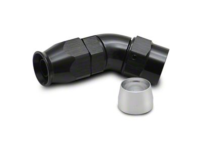 Vibrant Performance 10AN 45 Degree Hose End Fitting for PTFE Lined - 28410