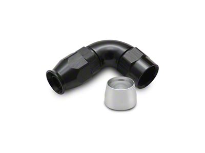 Vibrant Performance 4AN 90 Degree Hose End Fitting for PTFE Lined - 28904