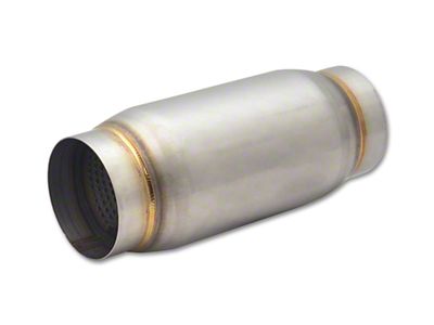 Vibrant Performance SS Race Muffler 3.5in inlet/outlet x 9in long - 1796