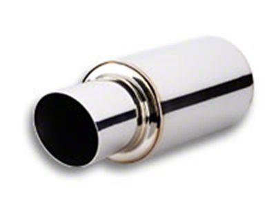 Vibrant Performance TPV Turbo Round Muffler 17in Long with 4in Round - 1061