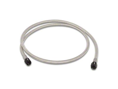 Vibrant Performance 48-Inch Pre-Assembled PTFE Lined Hose Assembly; -4AN; Straight/Straight