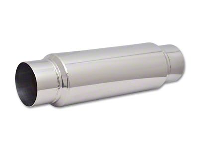 Vibrant Performance SS Resonator Standard Design 4in inlet/outlet x 18in long - 17960
