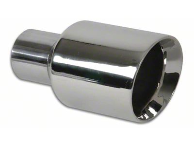 Vibrant Performance 2.50in Inlet I.D. 3.50in Outlet O.D. Round Stainless Steel - 1272