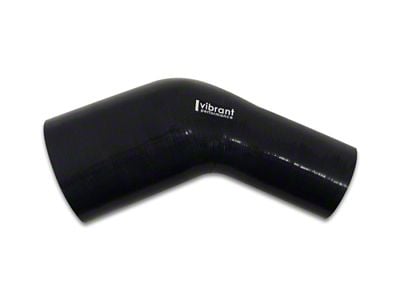 Vibrant Performance 3.50in ID x 3.25in ID Gloss Black Silicone 45 - 19771