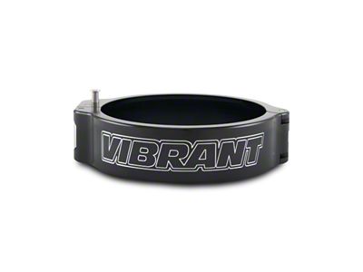 Vibrant Performance 3.50in O.D. Aluminized HD 2.0 Clamp - Anodized Black - 32537