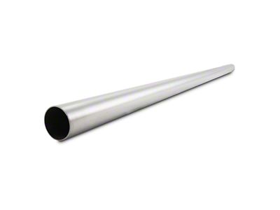 Vibrant Performance 3.50in OD 304 Stainless Steel Brushed Straight Tubing - 13394