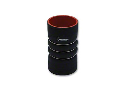 Vibrant Performance 4 Ply Aramid Hump Hose w/3 SS Rings 4in - 11830