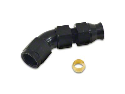 Vibrant Performance 45 Degree 5/16in Tube to Female 6AN Adapter - 16555
