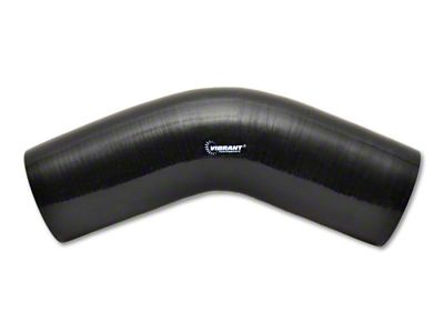Vibrant Performance 45 Degree Silicone Elbow 3.125in ID x 4.50in Leg - 27912