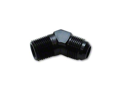Vibrant Performance 8AN to 1/4in NPT 45 Degree Adapter Fittings - 10162