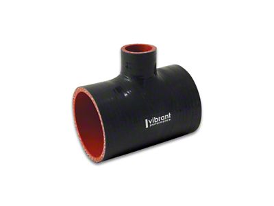 Vibrant Performance Silicone T-Hose Coupler Hose ID 2.50in Overall Length 4in - 19689
