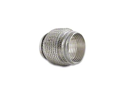 Vibrant Performance SS Flex Coupling with Interlock Liner and Mesh Braid - 66004