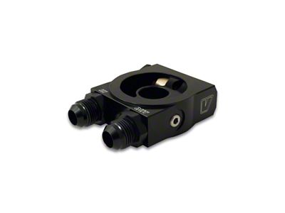 Vibrant Performance Thermostatic Oil Cooler Sandwich Adapter w/Thermostat - 17065
