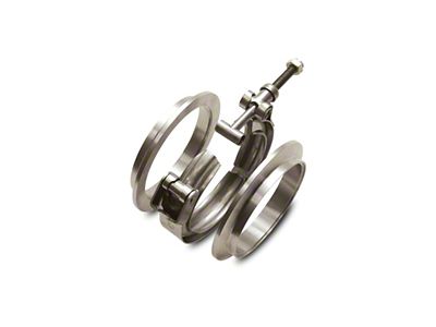 Vibrant Performance Titanium V-Band Flange Assembly for 2.5in OD Tubing - 12490