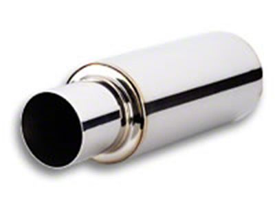 Vibrant Performance TPV Turbo Round Muffler 23in Long with 4in Round - 1059
