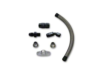 Vibrant Performance Top Mount Oil Drain Kit incl 20in Teflon - 10283