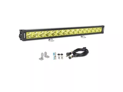 Vision X 21-Inch XPL Straight Single Row Selective Yellow LED Light Bar; Spot Beam (Universal; Some Adaptation May Be Required)