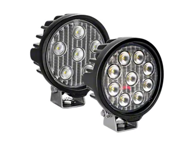 Vision X 4.30-Inch VL-Series 5-LED Round Work Light; Flood Beam (Universal; Some Adaptation May Be Required)