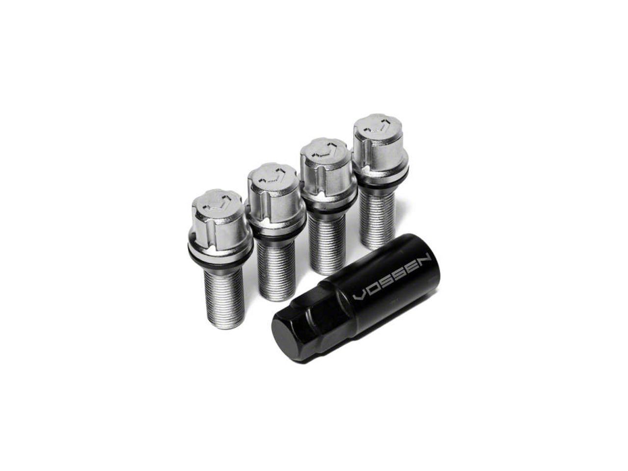 Black Locking Bolts 14x1.5 Nuts Radius 28mm For Mercedes Black Locking Bolts 14x1.5 Nuts Radius 28mm For Mercedes