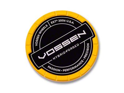 Vossen Billet Sport Cap - Large - Hybrid Forged - CAP-BSC-LG-HF-YL