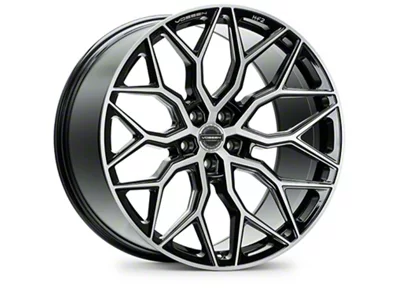 Vossen HF-2 Brushed Gloss Black Wheel; 21x9; 30mm Offset