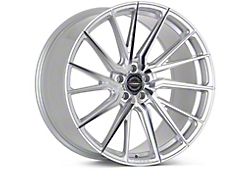 Vossen HF-4T Silver Polished Wheel; 21x10.5; 30mm Offset; 5x112mm Bolt Pattern; 66.56mm Hub Bore 