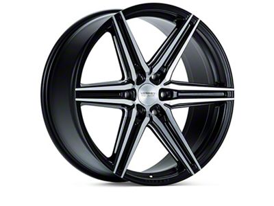 Vossen HF6-2 Brushed Matte Black Wheel; 20x9.5; 15mm Offset