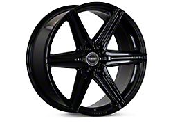Vossen HF6-2 Deep Gloss Black Wheel; 22x9.5; 20mm Offset; 6x135mm Bolt Pattern; 87.10mm Hub Bore