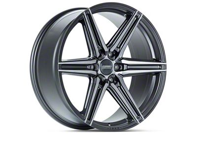 Vossen HF6-2 Tinted Matte Gunmetal Wheel; 24x10; 25mm Offset; 6x135mm Bolt Pattern; 87.10mm Hub Bore