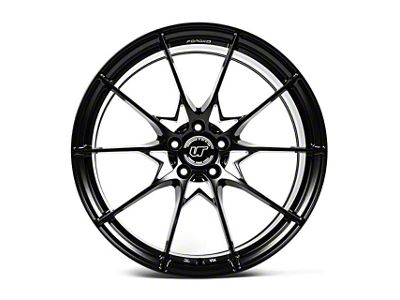 VR Forged D03 Matte Black Wheel; 20x10; 11mm Offset