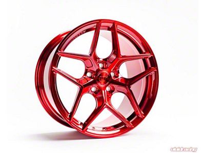 VR Forged D04 Gloss Red Wheel; 18x9.5; 40mm Offset