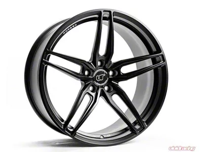 VR Forged D10 Matte Black Wheel; 20x10; 30mm Offset