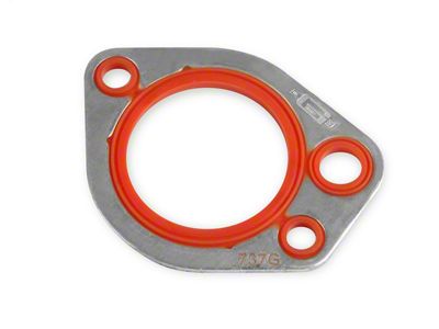 Mr. Gasket Water Outlet Gasket; Aluminum Carrier; Molded Silicone Insert; - 737G