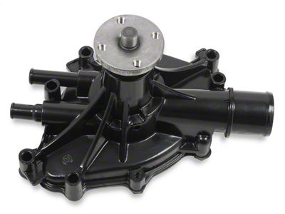 Mr. Gasket Water Pump; 0.625 in. Pulley Pilot; High Volume Flow; Reverse Rotation; - 70135BG