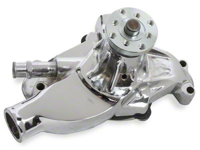 Mr. Gasket Water Pump; 0.75 in. Pulley Pilot; Standard Flow; Short Style; - 70108CG