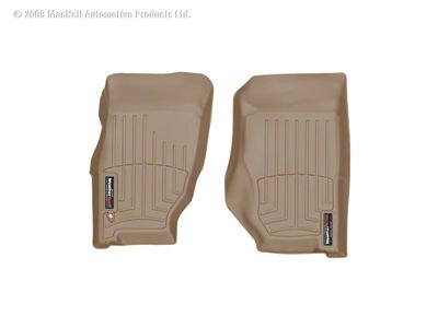 Weathertech 02-07 Jeep Liberty Front FloorLiner - Tan - 450321